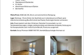 Immobilie mieten in Berchtesgadener Straße 35, 5020 Salzburg, Praxisraum