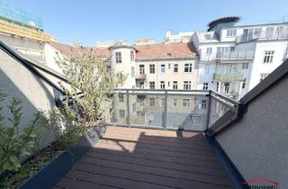 Maisonette kaufen in Schützengasse, 1030 Wien, PROVISIONSFREI - ERSTBEZUG - Hochwertige Dachgeschossmaisonette mit Balkon, Terrasse und Deckenkühlung in RUHELAGE!