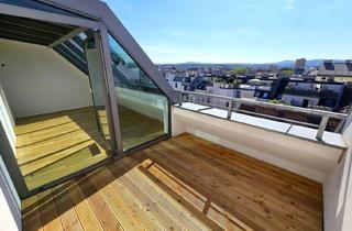 Wohnung kaufen in Geibelgasse, 1150 Wien, Neuer Preis! Traumhafter Blick auf das Schloss Schönbrunn - Neuer Preis! Happy to be here! Lichtdurchflutet + Super hohe Räume im Dachgeschoss + Terrasse mit Fernblick + Beste Infrastruktur und Anbindung!