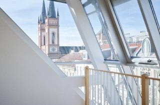 Maisonette mieten in Albertgasse, 1080 Wien, Kreativ arbeiten, ruhig wohnen: DG-Maisonette mit eigenem Studio