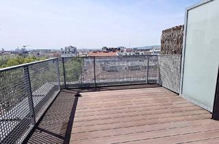 Maisonette mieten in Innstraße, 1200 Wien, FERNBLICK, TERRASSENHIT, 102 m2 Dachgeschoß-Maisonette, 3 Zimmer, Komplettküche, Wannenbad, Parketten, Innstraße
