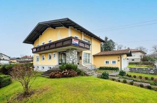 Haus kaufen in Salzburger Grenze Und Oberinnviertler Seengebiet, 5142 Eggelsberg, Stilvolles Ein- Zweifamilienhaus mit Doppelgarage und Großen Garten