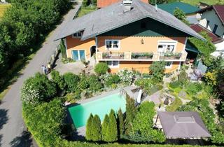 Haus kaufen in 5270 Mauerkirchen, Charmantes Zweifamilienhaus mit idyllischem Naturpool