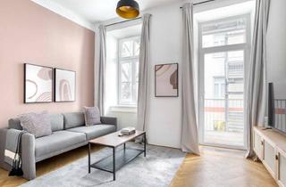 Wohnung kaufen in Ybbsstraße 18, 1020 Wien, 1020 Wien: Helle Balkon-Garçonniere im Altbau Nahe Prater & Wu