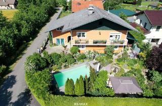 Haus kaufen in 5270 Mauerkirchen, Charmantes Zweifamilienhaus mit idyllischem Naturpool