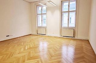 Büro zu mieten in Gonzagagasse, 1010 Wien, GONZAGAGASSE, representatives 132 m2 Altbaubüro - Kanzlei, 3 Zimmer, Extraküche, 2 Bäder, Parketten, U2/U4-Nähe