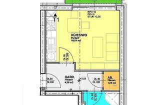 Wohnung mieten in Waltendorfer Gürtel, 8010 Graz, Provisionsfreie Neubau-Garconniere mit Balkon bei TU am Waltendorfergürtel