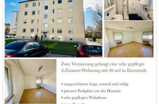 Wohnung mieten in Laschoberstraße, 7000 Eisenstadt, Sehr gepflegte 2-Zimmer-Wohnung in Eisenstadt, zentral und ruhig