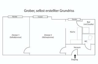 Gemeindewohnung in Hadikgasse 288-294, 1140 Wien, 2-Zimmer Gemeindewohnung Nähe Hütteldorf/ Ober St. Veit (nur Direktvergabe mit Vormerkschein bis 31.10.2025)