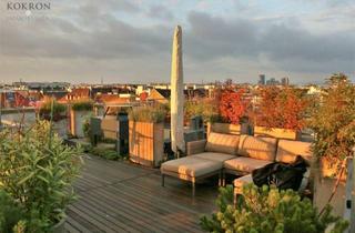 Penthouse mieten in 1040 Wien, Abends Champagner auf der 360° Dachterrasse, morgens die U-Bahn vor der Haustüre