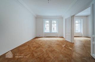 Wohnung mieten in Karlsplatz, 1040 Wien, Elegante 3-Zimmer Altbauwohnung mit Balkon, Nähe Karlsplatz