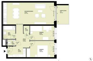 Wohnung mieten in Fred Zinnemann Platz, 1030 Wien, Moderne Wohnung im Trienna – Ruhig, Grün & Top‑Ausgestattet