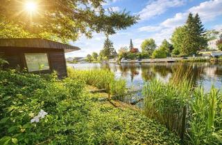 Haus kaufen in 2491 Neufeld an der Leitha, UFERPARZELLE AM PRIVATSEE - sanierungsbedürftiges Haus mit Keller auf Pachtgrund