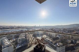 Wohnung kaufen in Wildbergstraße, 4040 Linz, BRUCKNER TOWER: Moderne 3-Zimmerwohnung mit ca. 77m2 und ca. 30m2 Balkon in bester Aussichtslage