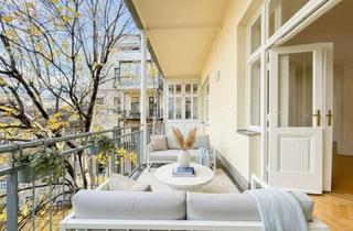 Wohnung mieten in Piaristengasse, 1080 Wien, GROßER BALKON - WOHNJUWEL IN BESTER LAGE DES 8. BEZIRKS - STILVOLLE ALTBAUWOHNUNG - NÄHE PIARISTENKIRCHE