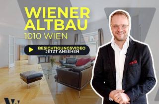 Wohnung kaufen in 1010 Wien, HISTORISCHE ALTBAUWOHNUNG IN 1010 WIEN | EXKLUSIVE VIDEO-PRÄSENTATION