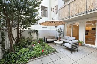 Wohnung mieten in 1050 Wien, Stilvolle 3-Zimmer-Wohnung mit Garten in absoluter Ruhelage - Ab sofort verfügbar