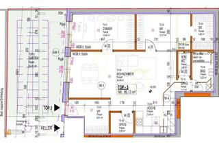 Wohnung kaufen in 2425 Nickelsdorf, Erstbezug mit Garten: 89m² WFL, 40m² Wohnküche & Zi-14 & AR 12m², PKW-Stellplatz
