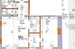 Wohnung kaufen in 2425 Nickelsdorf, Erstbezug, 68m² WFL, 30m² Wohnküche, SZ, PKW-Stellplatz optional