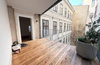 Wohnung mieten in Landstraßer Hauptstraße, 1030 Wien, Generalsanierte Altbauwohnung mit Terrasse in Top-Lage des 3. Bezirks