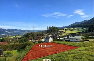 Grundstück zu kaufen in 8670 Krieglach, *** TOP ANGEBOT 1134m² Baugrundstück 572/3 in Krieglach: Ruhige, Erhöhte Lage mit wundervollem Ausblick ***
