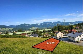Grundstück zu kaufen in 8670 Krieglach, *** TOP ANGEBOT 975m² Baugrundstück 572/4 in Krieglach: Ruhige, Erhöhte Lage mit wundervollem Ausblick ***