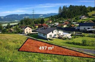 Grundstück zu kaufen in 8670 Krieglach, *** TOP ANGEBOT 497m² Baugrundstück 572/5 in Krieglach: Ruhige, Erhöhte Lage mit wundervollem Ausblick ***
