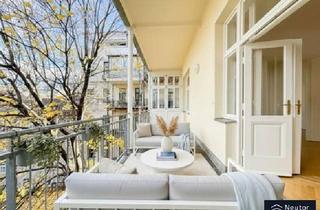 Wohnung mieten in 1080 Wien, GROßER BALKON - WOHNJUWEL IN BESTER LAGE DES 8. BEZIRKS - STILVOLLE ALTBAUWOHNUNG - NÄHE PIARISTENKIRCHE