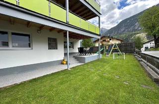 Wohnung kaufen in 6652 Elbigenalp, Familienwohnung mit Terrasse, Balkon zwei Autoabstellplätzen und großem Garten