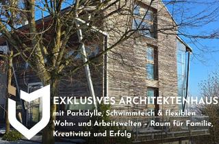 Villen zu kaufen in 4522 Sierning, EXKLUSIVES ARCHITEKTENHAUS, MIT PARKIDYLLE UND SCHWIMMTEICH