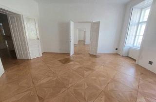 Wohnung mieten in Berggasse, 1090 Wien, SCHOTTENTOR-Nähe: 206m², 5 Zimmer mit Balkon, Sternparketten, Flügeltüren / historischer Altbau