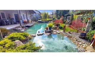 Einfamilienhaus kaufen in 4502 Nöstlbach, Außergewöhnliches Zweifamilienhaus mit Schwimmteich, Sauna & Wintergarten