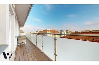 Wohnung kaufen in 1100 Wien, DACHGESCHOSS-TRAUM MIT UMLAUFENDEM BALKON | VOLLMÖBLIERT