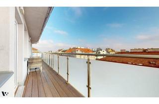 Wohnung kaufen in 1100 Wien, DACHGESCHOSS-TRAUM MIT UMLAUFENDEM BALKON | VOLLMÖBLIERT