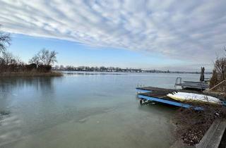 Haus kaufen in Seesiedlung Ufer, 2491 Neufeld an der Leitha, UFERPARZELLE mit privatem Badesteg und Badehäuschen am Neufelder See – beim Yachtclub auf Pachtgrund zu verkaufen