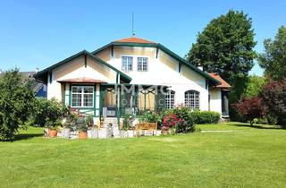 Villen zu kaufen in 2434 Götzendorf an der Leitha, Französisches Jagd-Chalet - nur 30 Minuten von Wien: 2.480 m² Grundstück in unverbaubarer Ruhelage