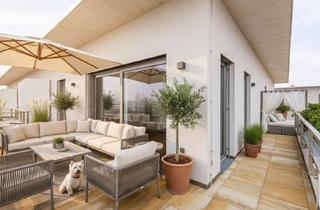 Wohnung kaufen in Ackergasse 14/13, 2700 Wiener Neustadt, PROVISIONSFREI! Lichtdurchfluteter 4-Zimmer-Dachterrassentraum mit Fernblick | Zugang zur Terrasse von jedem Raum | Ideal für Familien und Freiheitsliebende