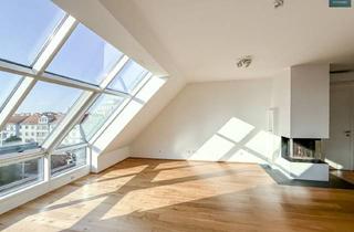 Maisonette kaufen in Vorgartenstraße, Uno City, 1020 Wien, Klimatisierte Dachgeschoss Maisonette mit 2 Terrassen und Kamin nahe Uno City!