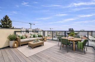 Wohnung kaufen in 1180 Wien, NEUBAU - Über den Dächern Wiens, Dachgeschosswohnung mit unverbaubaren Blick - NÄHE AKH
