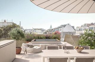 Penthouse kaufen in Kaiserstraße 52, 1070 Wien, The Penthouse: Elegantes Dachgeschoßapartment mit großzügiger Dachterrasse!