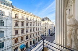 Wohnung kaufen in 1010 Wien, Wohnen mit Parkblick – Stilvolle Altbauwohnung in absoluter Toplage