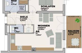 Wohnung mieten in Friesstrasse 19, 2540 Bad Vöslau, Hochwertig ausgestattete 2-Zimmer Mietwohnung in Bad Vöslau, Provisionsfrei!