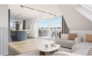 Penthouse kaufen in 1160 Wien, Licht- und sonnendurchflutetes Penthouse mit 65 qm Terrasse und Dach- (Neubau, Erstbezug)