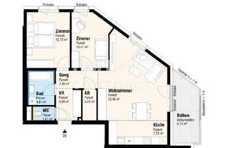 Wohnung kaufen in 2326 Maria-Lanzendorf, 3 Zimmer Neubauwohnung im Grünen