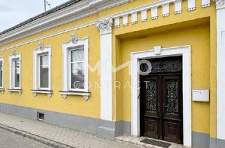 Haus kaufen in 2061 Hadres, LANDHAUS mit Innenhof + GARTENPARZELLE in BW mit Garagengebäude