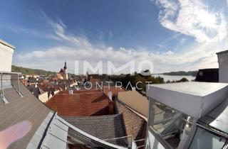 Wohnung kaufen in 3500 Krems an der Donau, 88,46qm Panorama-Dachterrassenwohnung in Stein, Donaublick, Lift, DPU-fußläufig
