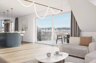 Penthouse kaufen in Brunnenmarkt, Lugner City, 7. Bezirk, 1160 Wien, Licht- und sonnendurchflutetes Penthouse mit 65 qm Terrasse und Dach- (Neubau, Erstbezug)