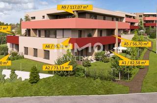 Wohnung kaufen in 4722 Peuerbach, Lichtdurchflutete 4-Zimmer Wohnung mit Weitblick in den STADTTERRASSEN PEUERBACH - provisionsfrei! ** JETZT FRÜHKÄUFER-RABATT!**