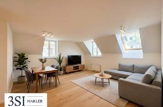 Maisonette kaufen in Schönbrunner Straße, 1050 Wien, Wohnen über den Dächern: Traumhafte Dachgeschoß-Maisonette nahe dem Schlossquadrat