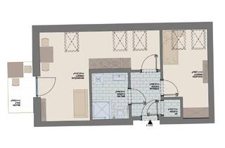 Wohnung mieten in Hauptstraße 30, 30a und 31, 8461 Ehrenhausen, Exklusiv für betreutes Wohnen: Geförderte Altbauwohnung mit Balkon
